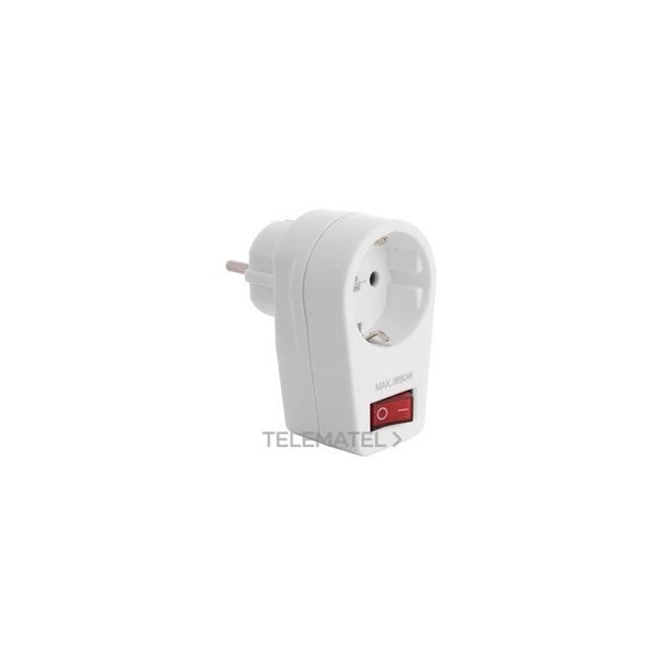 CLAVIJA ADAPTADOR BIPOLAR TT LATERAL 16A INTERRUPTOR LUMINOSO