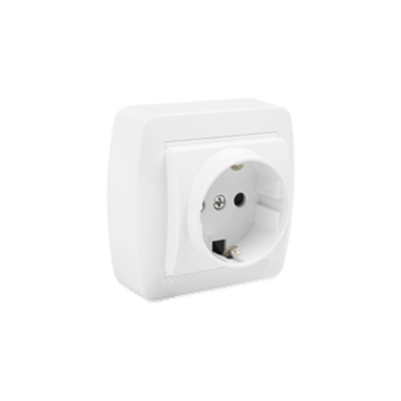 Base bipolar con T/T lateral serie Mural 16A 250V