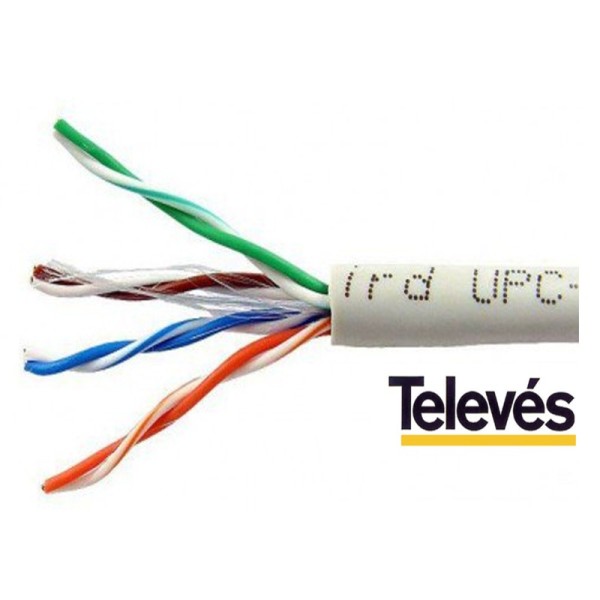 CABLE DATA F / UTP CAT-5E LSFH 305m GR.