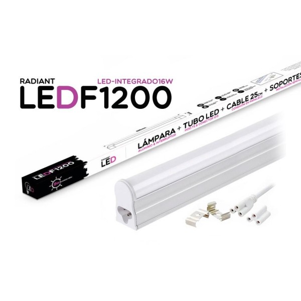 INTEGRATED LED REGULATION F1200 120CM 16W 6500K COLD LIGHT 1400LM RADIANT
