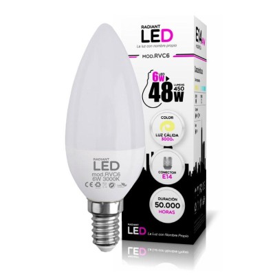 Lámpara LED A60 15W Luz Cálida — Serlux