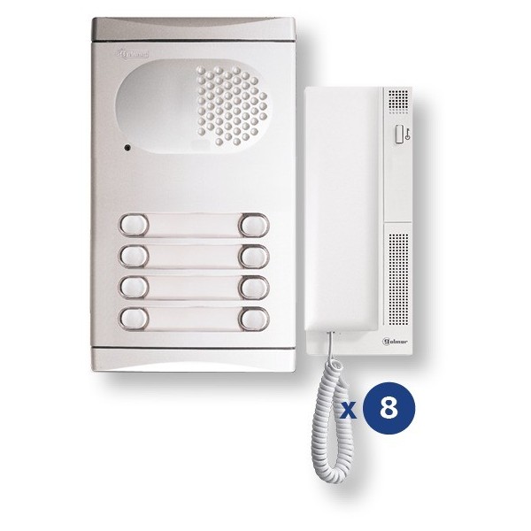 Kit De Portero Automático 8 Viviendas 4280/Al  Golmar
