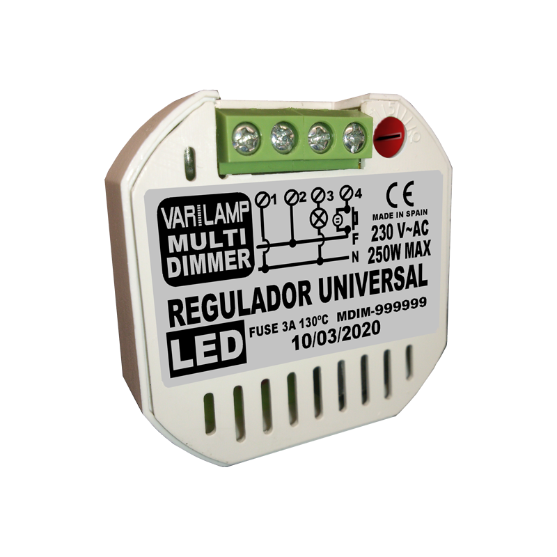 Regulador UNIVERSAL para LED a pulsadores MULTI DIMER 250