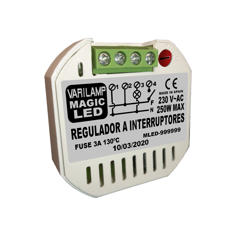 Regulador UNIVERSAL para LED a interruptores (PATENTADO)