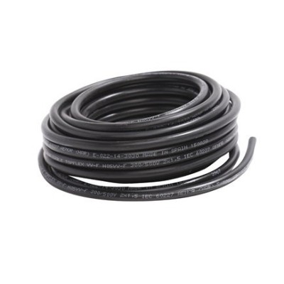 Manguera cable flexible 3x1,5 negra RVK 1Kv