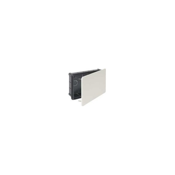 CAJA 160x100x50 CON TAPA BLANCA GARRA METÁLICA