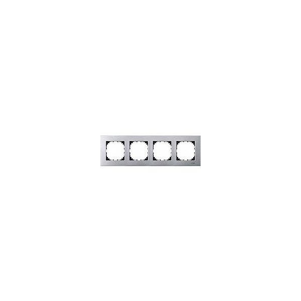 MARCO 4 ELEMENTOS GRIS ALUMINIO ELEGANCE SCHNEIDER ELECTRIC ref: MTN406460