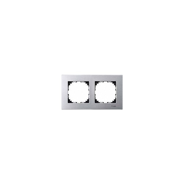 MARCO 2 ELEMENTOS GRIS ALUMINIO ELEGANCE SCHNEIDER ELECTRIC ref: MTN406260