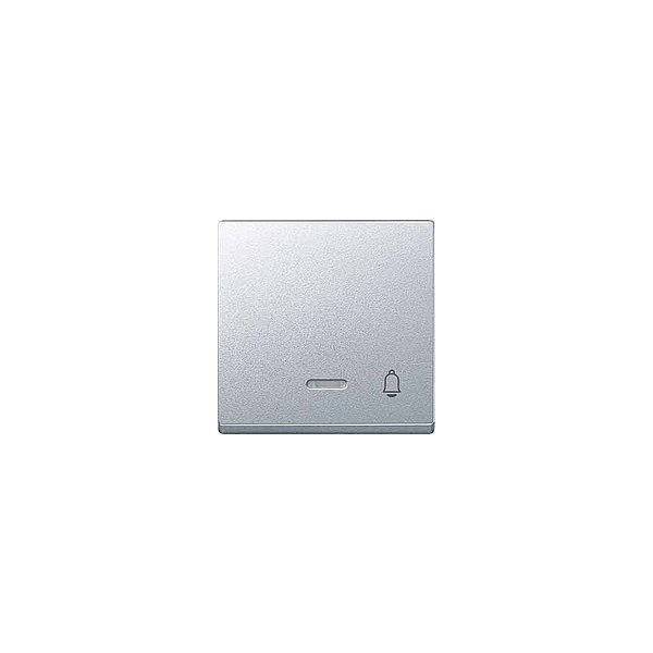 TECLA CON LUMINOSO SIMBOLO TIMBRE GRIS ALUMINIO ELEGANCE SCHNEIDER ELECTRIC ref: MTN435860