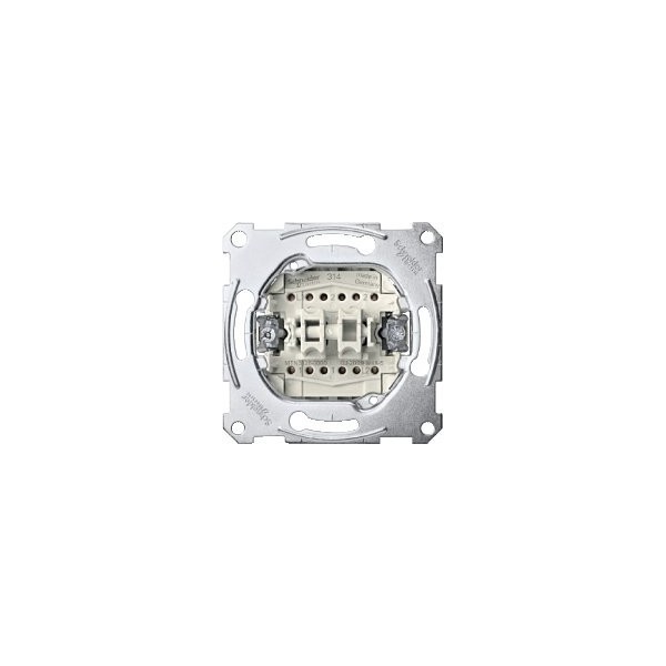 DOBLE INTERRUPTOR 10AX ELEGANCE SCHNEIDER ELECTRIC 10A ref: MTN3126-0000