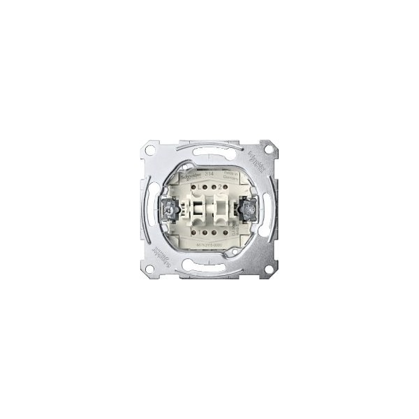 DOBLE INTERRUPTOR 10AX ELEGANCE SCHNEIDER ELECTRIC 10A ref: MTN3115-0000