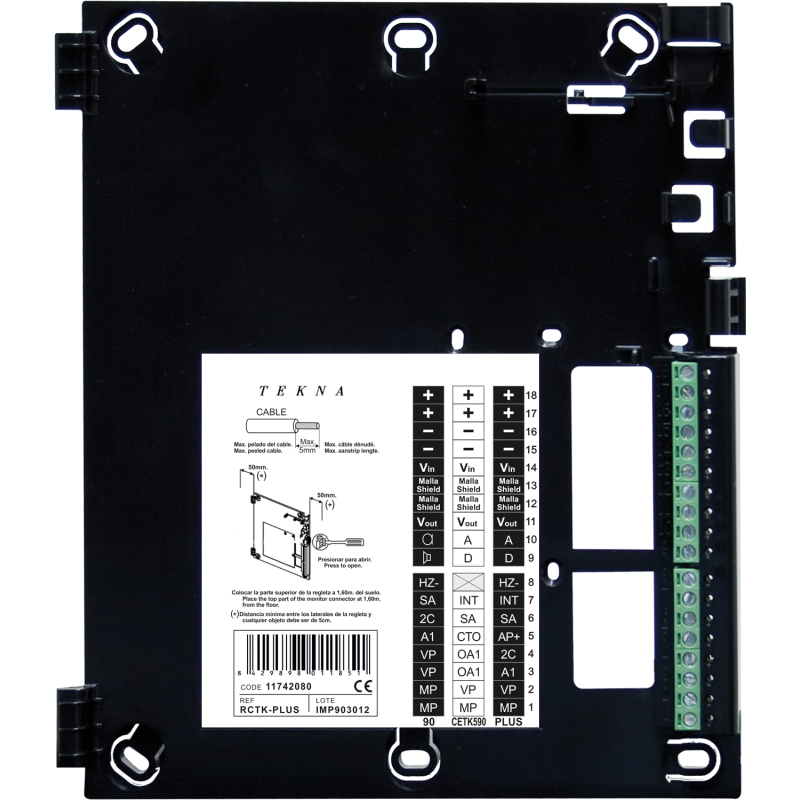 Regleta de conexión RCTK-Plus