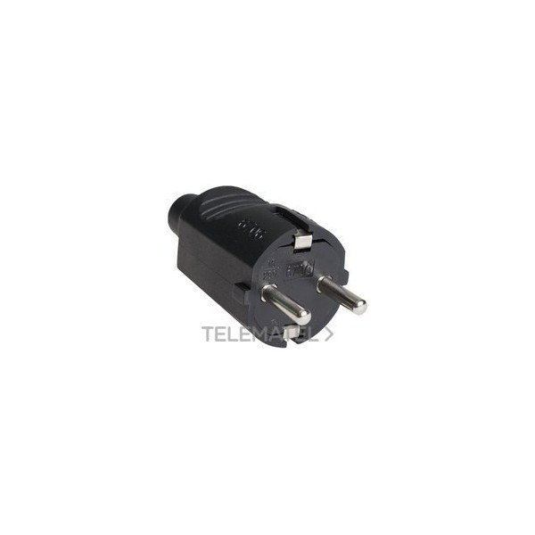 CLAVIJA TT LATERAL 10/16A 250V CAUCHO TERMOPLÁSTICO