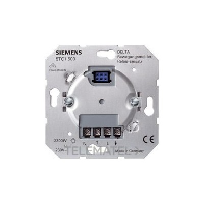 5TC1500 - Detector con relé para empotrar maniobrar fuentes de luz 10A/230V