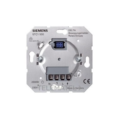 5TC1500 - Detector con relé para empotrar maniobrar fuentes de luz 10A/230V 5TC1500 - Detector con relé para empotrar maniobrar fuentes de luz 10A/230V