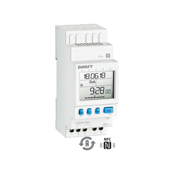 DAILY DIGITAL TIME SWITCH-WEEKLY TERMINAL MICRO 0 CHANNEL