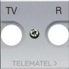 Tapa toma TV/R Zenit plata
