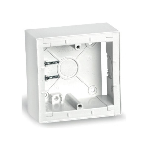 Caja superficie modular serie Viva en blanco 23460