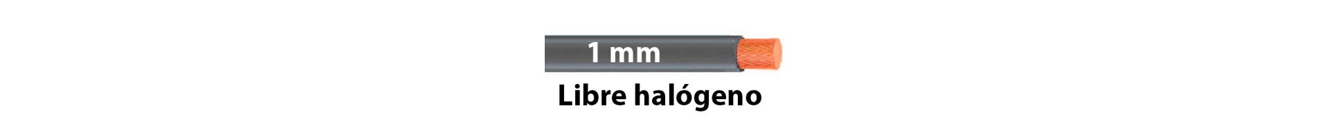 CÂBLES SANS HALOGÈNE 1 mm