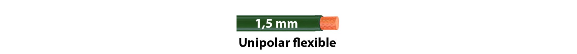CABLES UNIPOLAR FLEXIBLE 1,5 mm