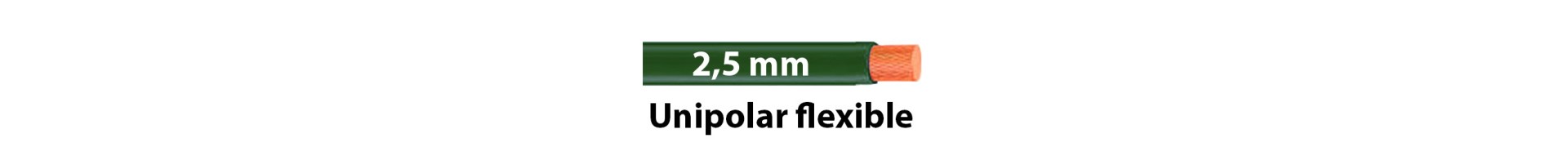 CABLES UNIPOLAR FLEXIBLE 2,5 mm
