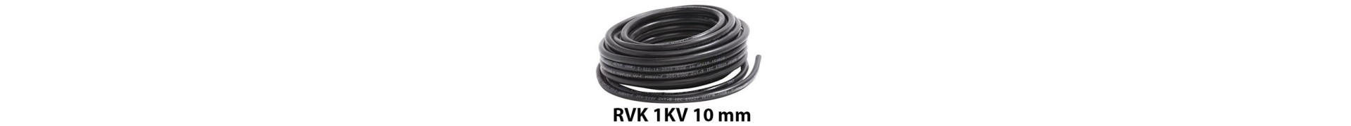 Câble RVK 1KV - Section 10 mm - Tuyau Noir