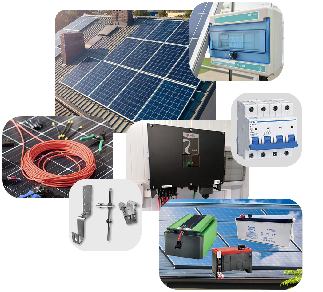 Pinzas amperimétricas para instalaciones de energía solar con