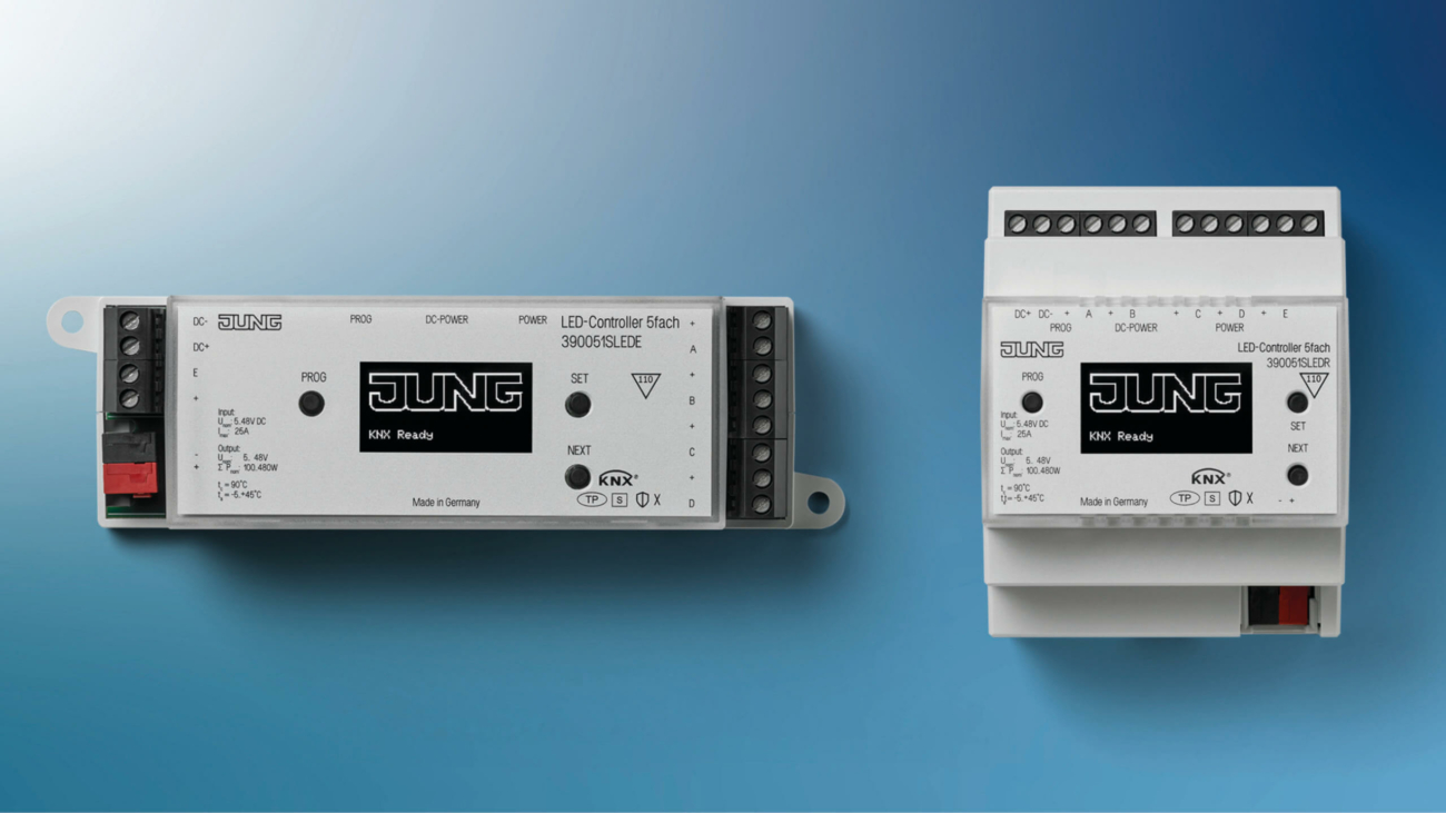 JUNG_IMG_KNX_LED-Controller_5-gang_REG_3900_and_51SLEDR